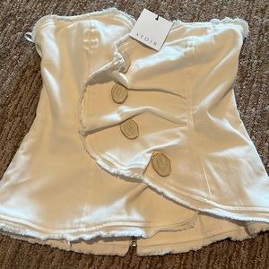 ATOIR BUSTIER STYLE STRAPLESS TOP NEVER WORN.